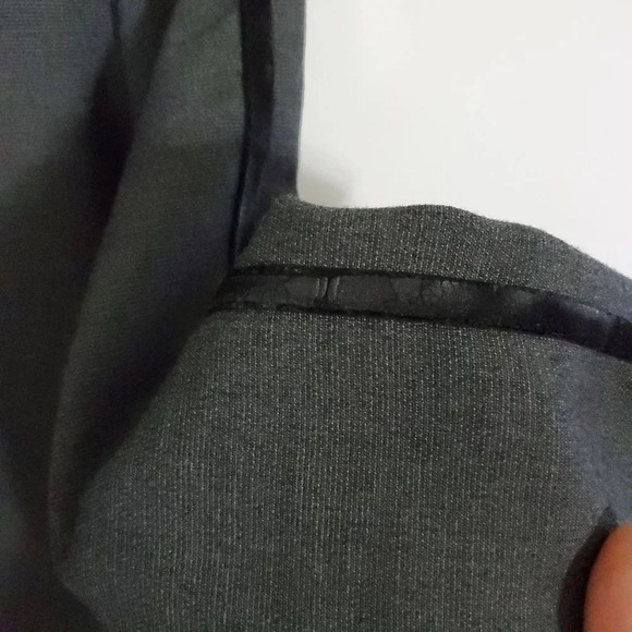 Armani Exchange Dress Women's Size Small Gray Black Knee Length 3/4 Sleeve - Picture 5 of 12